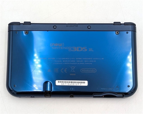 New Nintendo 3DS - Metallic Blue - Konsol - SNR YEF102474747 (B Grade) (Genbrug)